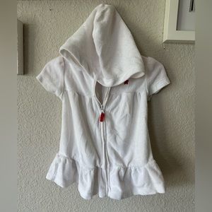 Terry cloth beach cover up